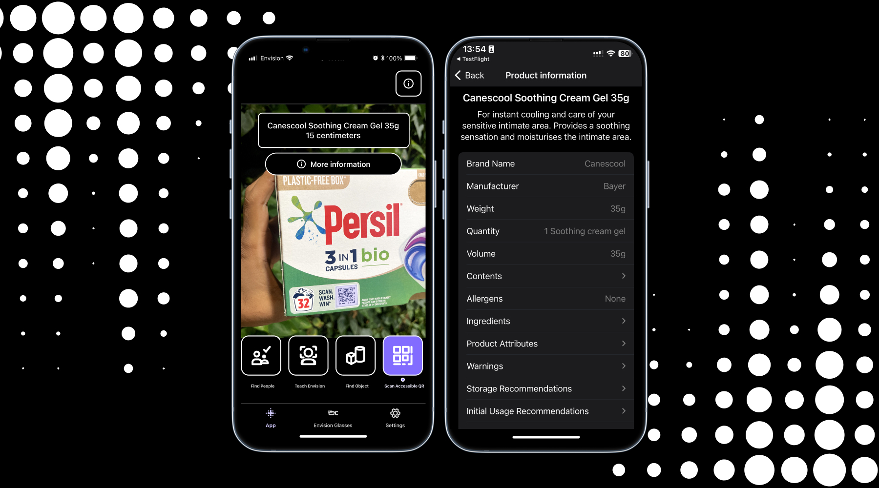 Envision Adds Accessible QR Code Reader to App